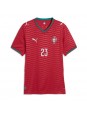 Portugalsko Vitinha #23 Domácí Dres pro Dámské MS 2026 Krátký Rukáv